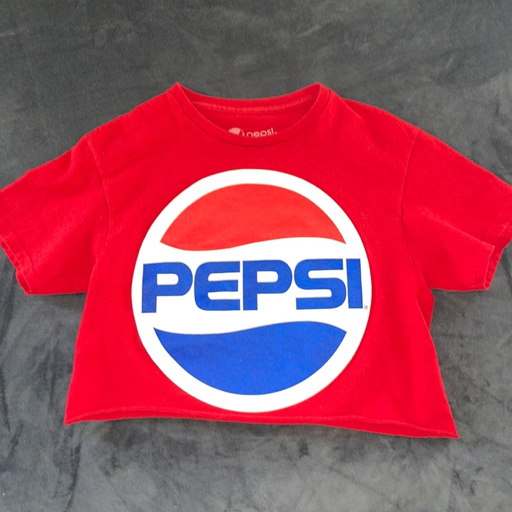PEPSI Crop Top Tee